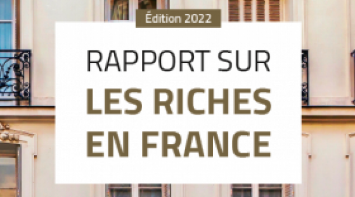 rapport sur les riches en France